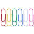 100mm color plastic wrapped paper clip multi-specification silver paper clip